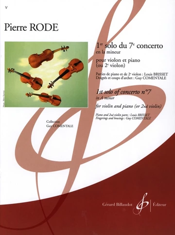 1er solo du 7e concerto en La mineur Visual